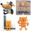 Lovable Dog Man Plush Toy With Colorful Designs And Charming Cartoon Features