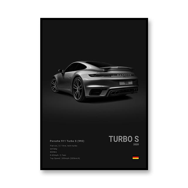 Знаменитые Марки Автомобилей SVJ GT3RS G80M3C Холст Настенное Искусство Принт Постер 918 M5CS MSCSL Декоративная Фреска Домашний Декор Подарок Без Рамки