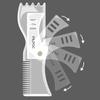 Расческа для укладки бороды Портативная Инструмент для выравнивания краев и формирования бороды Вращение на 360 градусов Мужская расческа для волос на лице для всех форм лица Дома в школе в путешествии
