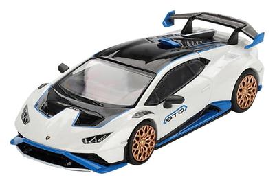 MINI GT Масштаб Lamborghini Huracan STO Bianco Asopo Готовое изделие 1/64 (белый) (Левый руль) MGT00788-L