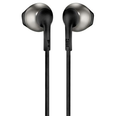 Проводные наушники JBL T205 с микрофоном (черный)