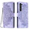 Для Samsung Galaxy S23+,S23,S22+,S22,S21 FE,S21,S21+ Флип-кошелек с тиснением "Мандала" из PU-кожи Чехол для телефона