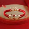 Good Luck Bracelet Braided Rope Koi Bracelet Red String Valentine Gift Couple Gift