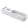 Bathroom Organizer for Electric Toothbrush with Cup Tray and Toothpaste Holder