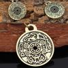 Китайский даосизм древняя монета кулон ожерелье изгоняющая женщин монета усиление демона деньги и Лу D0C3