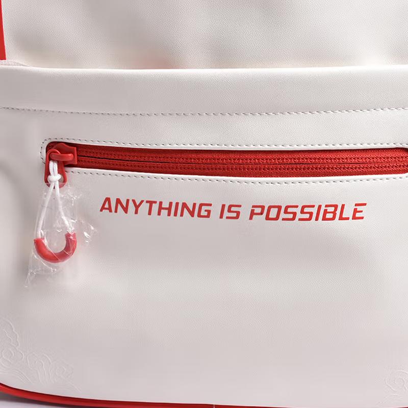 Li Ning Полиэстер Рюкзак Обычный Унисекс Белый и Красный ABSV349-2