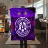 Austria Vienna FC Emblem,pattern Flannel Blanket, High quality Comfortable for All Seasons, Home Decor, Warmth and Comfort, Perfect for Gifts.