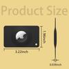 Compatible with Apple AirTag Silicone Card Sleeve Anti-Lost Protective Case Cover,with Front Back Film Set