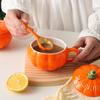 300ML Pumpkin Mug with Lid Fall Coffee Mug Thanksgiving Mugs Pumpkin Ceramics Coffee