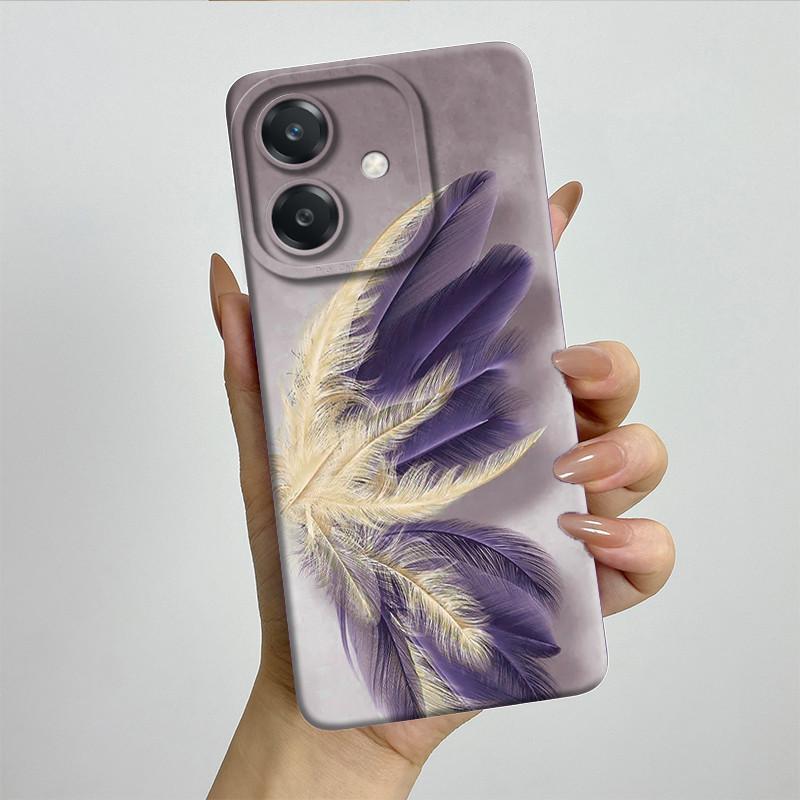 For OPPO A3 4G Phone Case A40 A40m CPH2669 CPH3669 Soft Silicone Sweet Painted Funda Coque Cartoon Printed Protective Back Cover