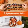 5pairs Cute Girls Hair Ropes Durable Hair Styling Rubber Bands Pumpkin Halloween Hair Ties  Leisure