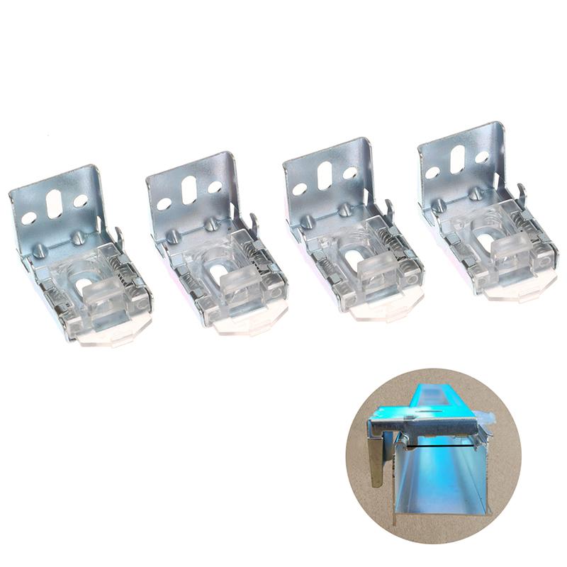 NEW SALE 4Pcs 25MM Ceiling And Wall Brackets For Venetian Blinds Rail Loading Mounting Blinds Accessories