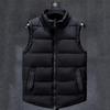 Plus Size L-7XL Men Warm Vest Hooded  New Casual Autumn Winter Sleeveless Jackets For Men