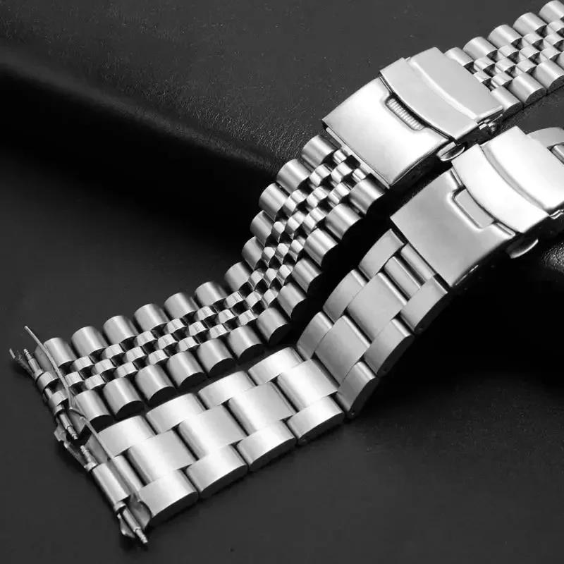 22 мм Нержавеющая сталь для дайвинга Ремешок для Casio Duro Mdv107-1A MDV106-1A Замена ремешка для часов Мужской Металлический Складная застежка Браслет