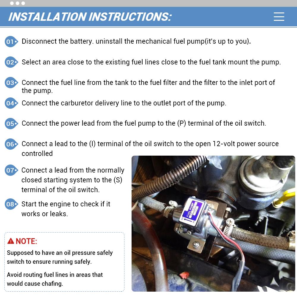 Электрический топливный насос 12 В EP-500-0 035000-0460 12585-52030 дизельный бензиновый бензиновый Pertrol 12 В бензин низкого давления для Mazda