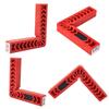 4Pcs Set Carpenter L‑Shape 90 Degree Right Angle Positioner Corner Clamp Woodworking Tools
