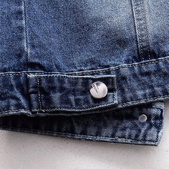 Женский джинсовый жилет без рукавов, свободный лацкан, декор из бисера, однобортный однобортный однотонный винтажный прочный шов в стиле хип-хоп, уличная одежда, женский осенне-весенний жилет