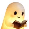 Ночник-призрак Настольная лампа-призрак для чтения книг Мультяшный призрак