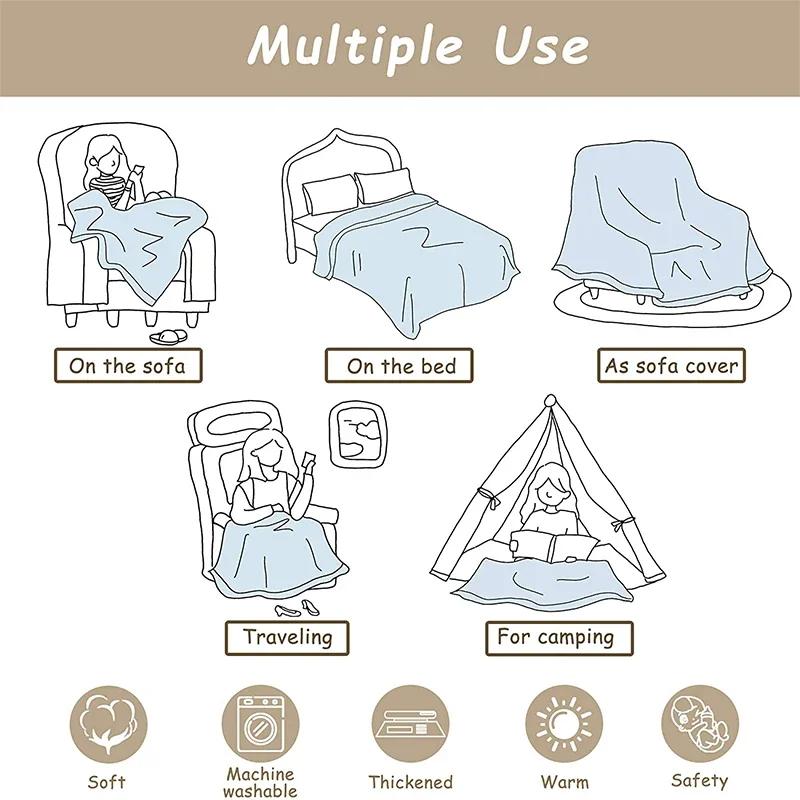 Digital Print Bed Blanket Sofa Winter Warm A-Lana Del A-Reys Fleece Camping Nap Fluffy Soft Blanket Microfiber Bedding King Size