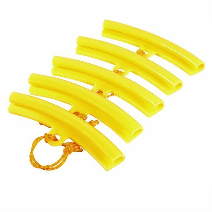 Protecteur de jante - AIMOONSA - 15 cm (lot 5) - Polyuréthane - Universel - Jaune