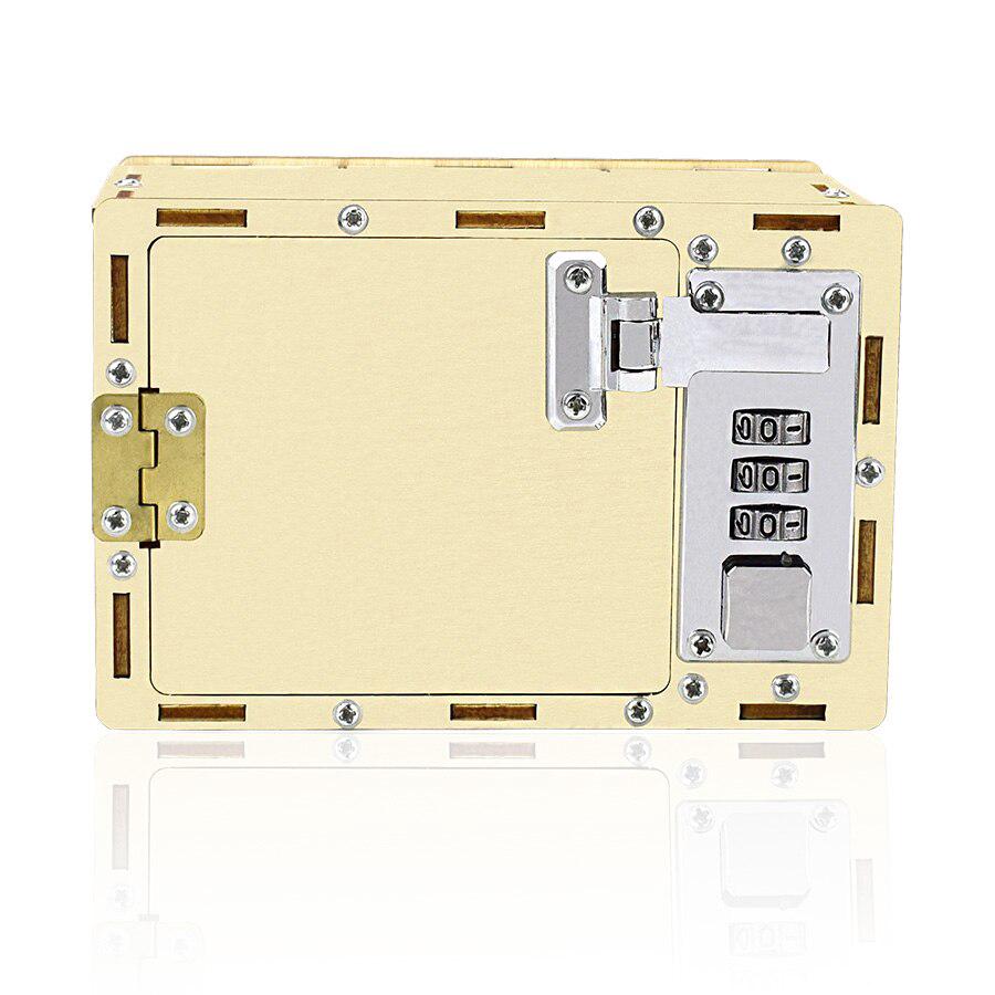 Механический кодовый замок, наборы моделей «сделай сам», научные игрушки для детей, ручная сборка, коробка с паролем, набор «сделай сам», деревянные игрушки, образование