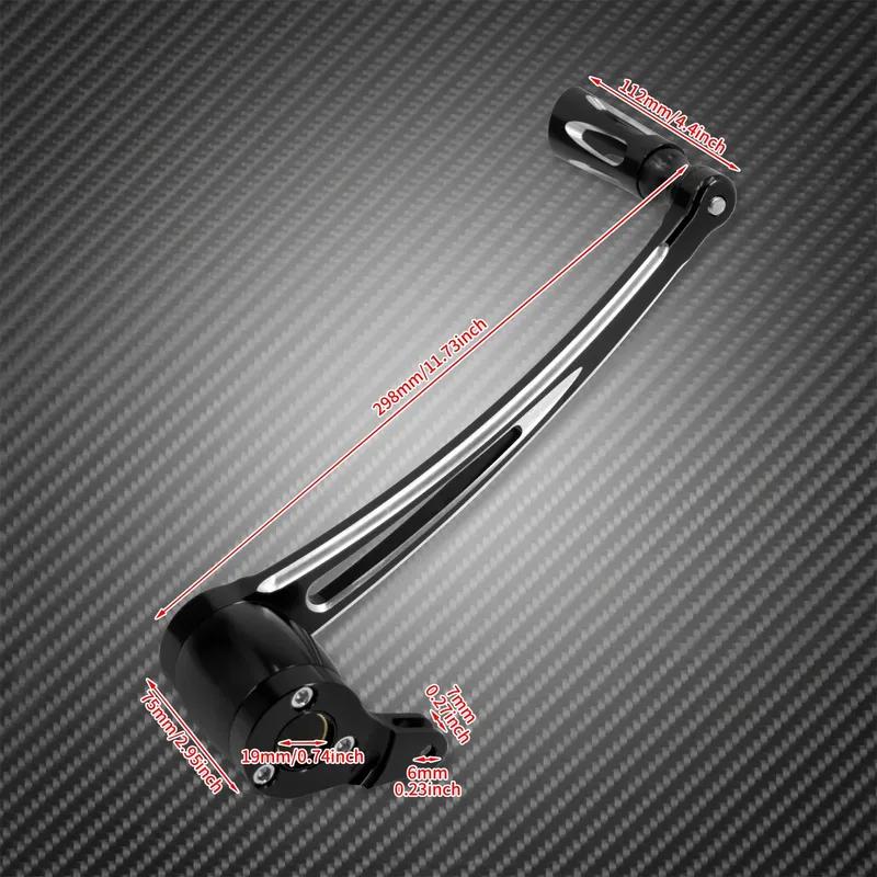 Motorcycle Brake Arm Lever CNC Footrests Brake Arm Pedal Kit For Harley Touring Road King Electra Street Glide FLHT FLTRX 97-23