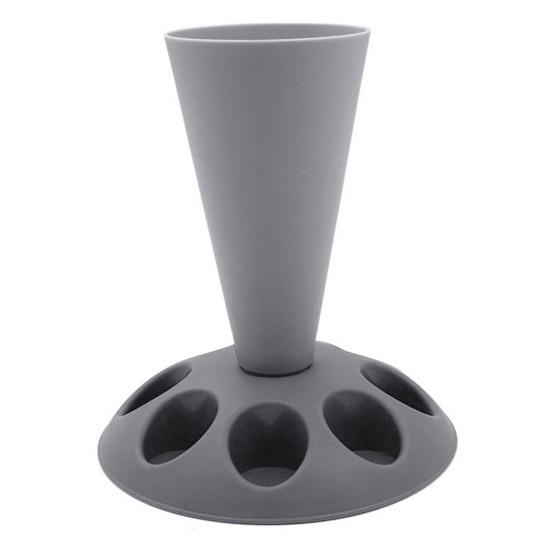 Подставка для кондитерского мешка с 8 держателями насадок для глазури Съемная основа Украшение торта Держатель кондитерских трубок Держатель кондитерского мешка Аксессуары для выпечки