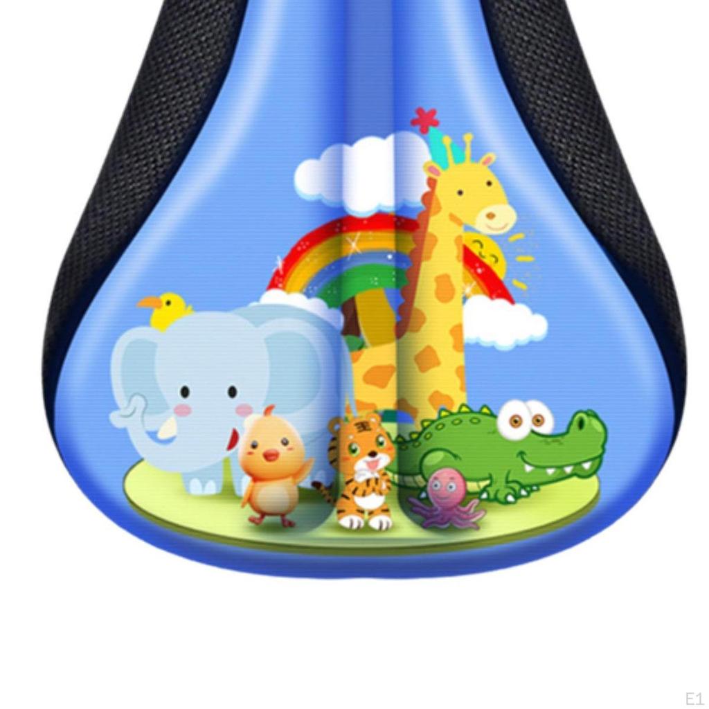 Детская накладка на сиденье велосипеда,Чехол для детского сиденья велосипеда,Маленькая накладка на седло из пены с памятью с противоскользящим покрытием,Мягкая защита, Велосипедные аксессуары