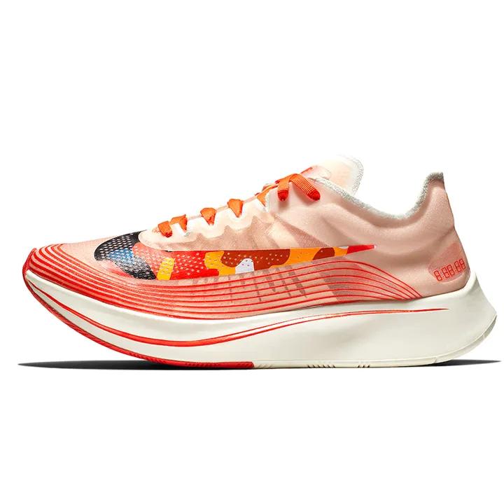 Nike Zoom Fly SP 'Camo Mismatch' (Unisex) Team Orange / Black-Sail Running Shoes AV8074 800