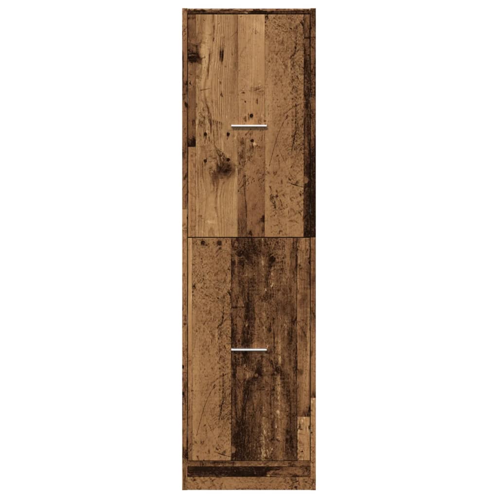 Vidaxl Szafka Apteczna, Stare Drewno, 40X41X144,5 Cm