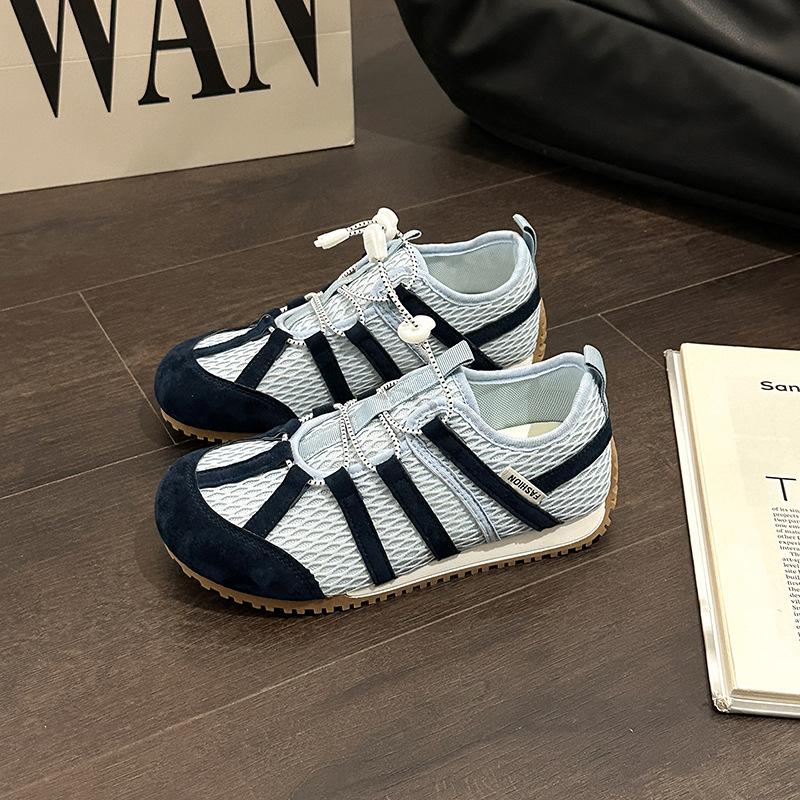 Легкие одинарные туфли на толстой подошве, сетчатые дышащие туфли Форреста Гампа, женские летние, в стиле ретро, с универсальной повседневной спортивной моральной подготовкой s