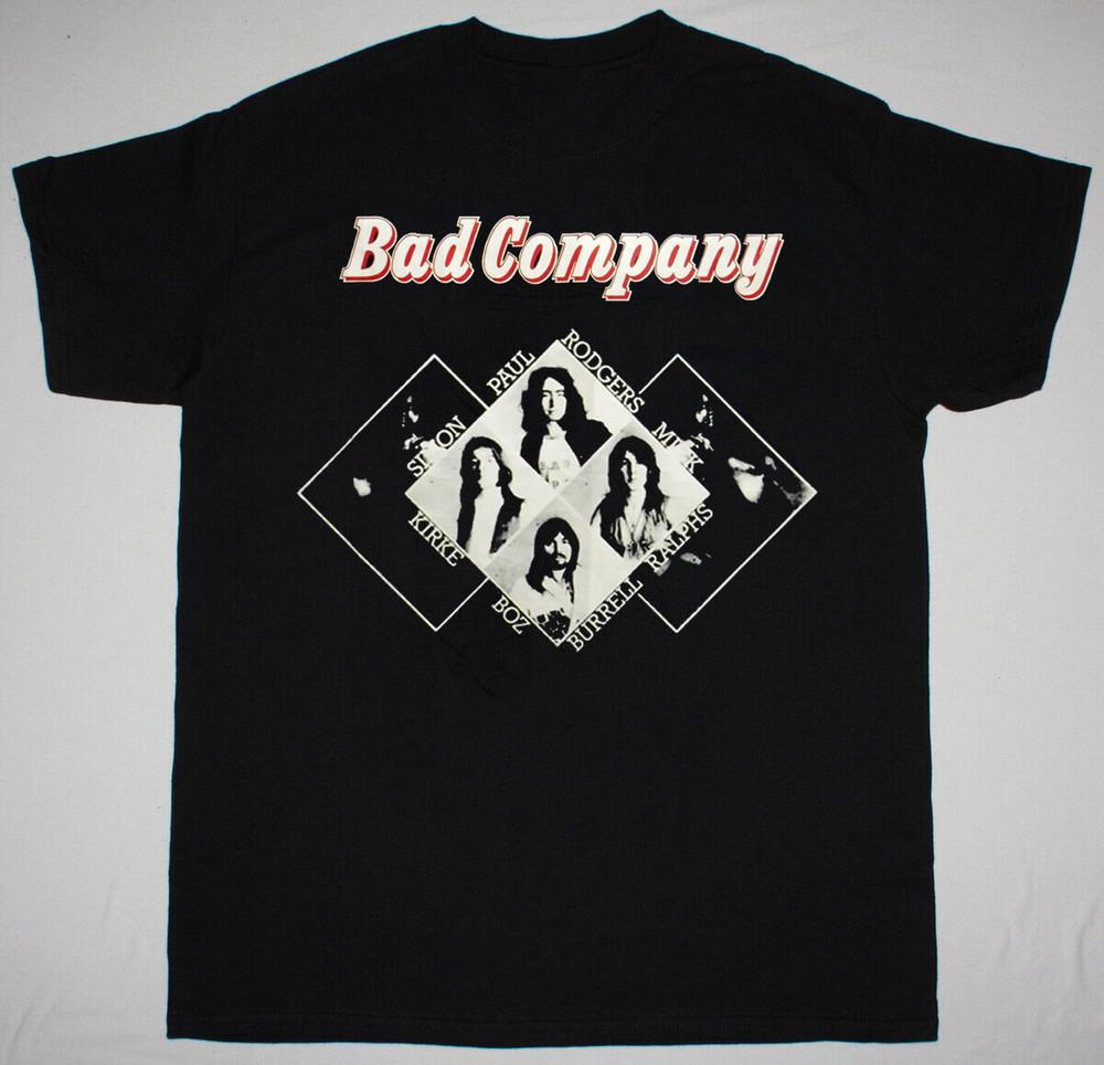 НОВИНКА Редкая футболка унисекс BAD COMPANY Подарок для фаната Черная Все размеры Унисекс Футболка PP357 Унисекс Футболка