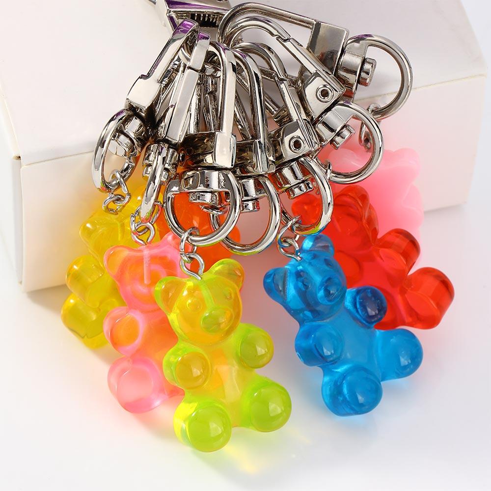 Couple Cute Trinket Earphone Cover Charm Animal Jewelry Fashion Accessories Key Ring Key Chain