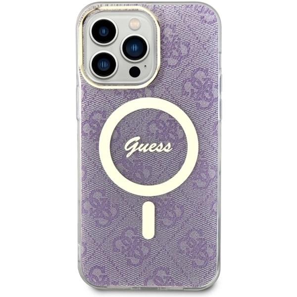 Guess Guhmp14Xh4Stu Case For Iphone 14 Pro Max 6.7 Purple/Purple Hardcase 4G Magsafe