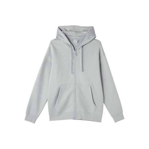 Puma Puma Спортивная Повседневная Удобная Толстовка на Молнии с Длинным Рукавом Унисекс Серая