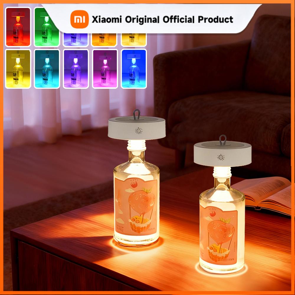 Xiaomi Wine Head Lamp Embedded Bar Restaurant Living Room RGB Dimming Decoration Wine Bottle Table Lamp Atmosphere Light Night Light