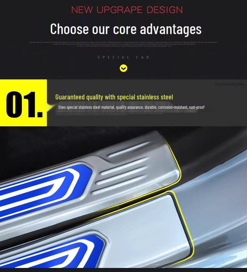 Нержавеющая сталь, защита порогов от царапин для Voyah Dreamer 2022-2025