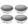 Wheel Center Car Wheel Center Cap Auto Plastic Base For Front /rear Tyre 4Pcs Set Chrome Cover Universal Vehicles