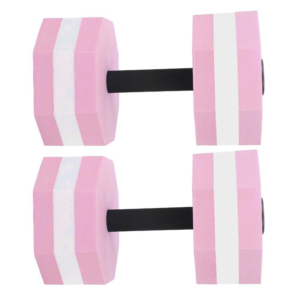 2PCS High Density EVA Foam Floating Water Dumbbells Indoor Swimming Pools Aerobic Fitness