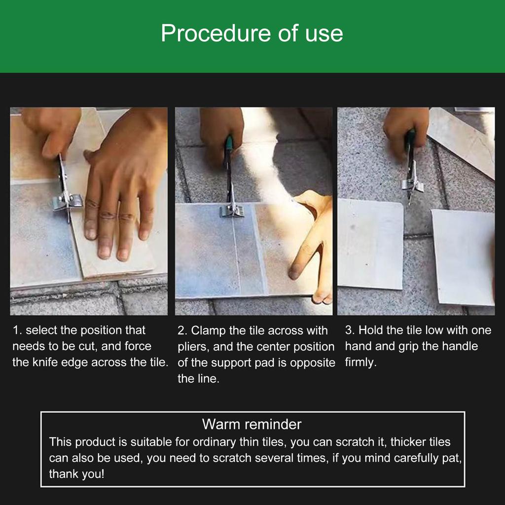 Ergonomic Easy Grip Manual Tile Cutting Pliers Cutter Hand Tool With High Hardness Blade For Precise Ceramics Trimming