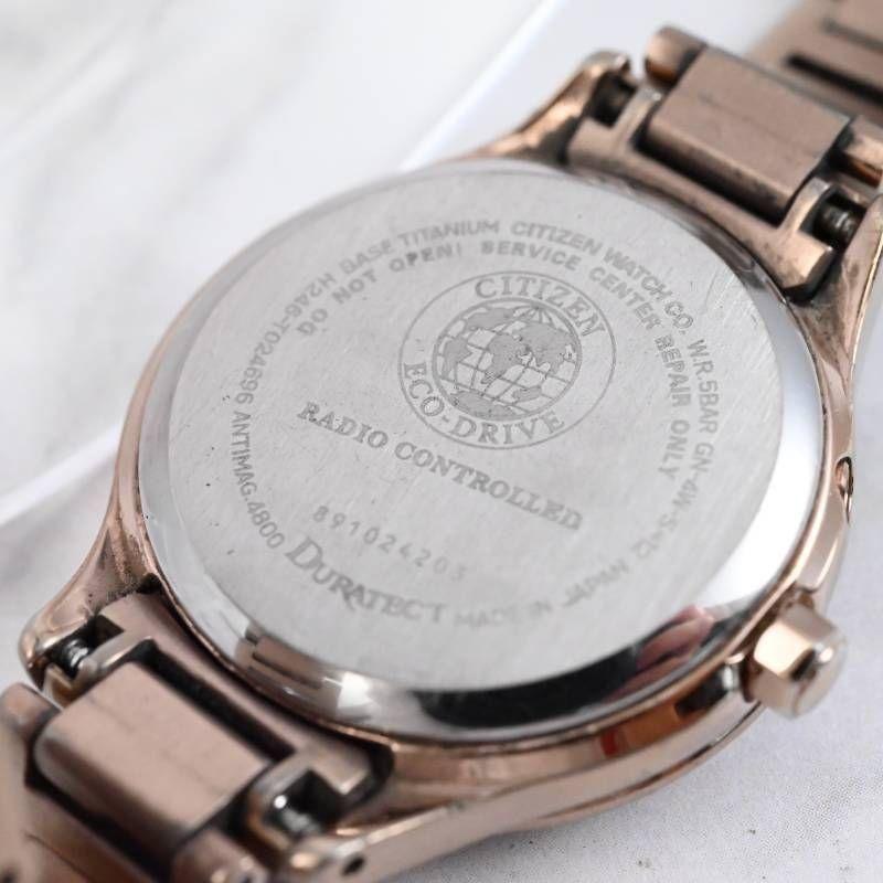 Б/у [ECO-DRIVE] Хорошее состояние Рабочий элемент CITIZEN Citizen xC Женские часы Радио-солнечные Дата Сапфировое стекло