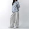 Onl Women Side Banding Pintuck Wide Pants Training Pants