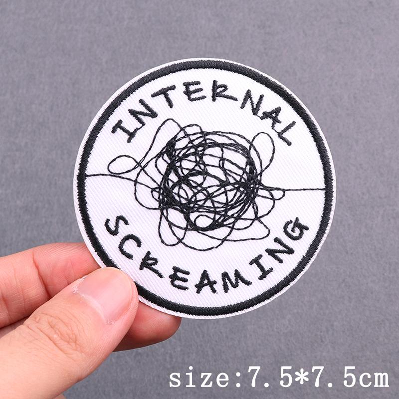 Нашивки с вышивкой в виде черепа в стиле панк на одежде, хип-хоп, сексуальные, термоклеящиеся, нашивки с надписью «Любовь» для декора одежды