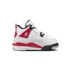 Детские кроссовки Air Jordan 4 Retro TD Red Cement White Fire-Red Black BQ7670-161