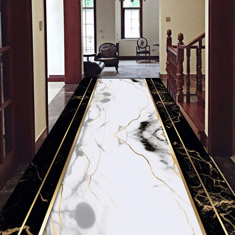 Роскошный ковер в европейском стиле для лобби, холла, коридора, нескользящий ковер-дорожка для лестницы, настраиваемый коврик для дома, прихожей