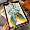 70cm Korean-Style Silk Square Scarf: Fashionable, Versatile Neck Protection and Decorative Accessory