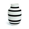 Vase En Céramique - Omaggio - H 30,5 Cm - Noir - Design Scandinave Moderne