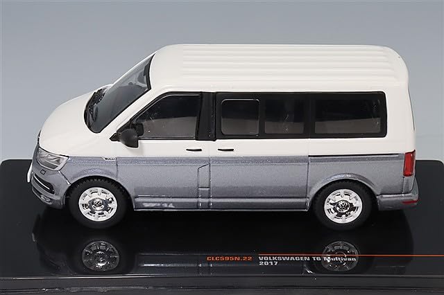 Ixo Масштабная модель Volkswagen T6 Multivan 2017 1/43 Белый/Серый