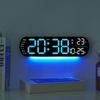 Creative New Product Wall Clock Multi-function Clock Living Room Clock Large Screen LED Digital Alarm Clock Timing