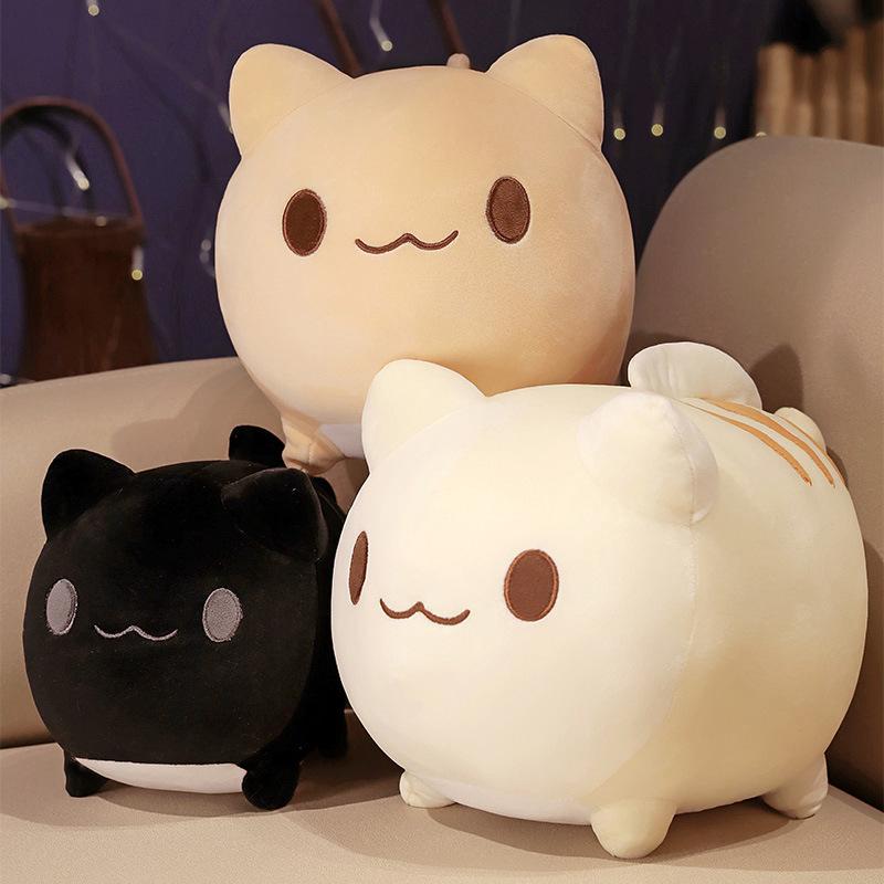 Cute Fat Cat Throw Pillow Plush Toy Doll Kitten Doll Home Sofa Pillow Cushion Rag Doll